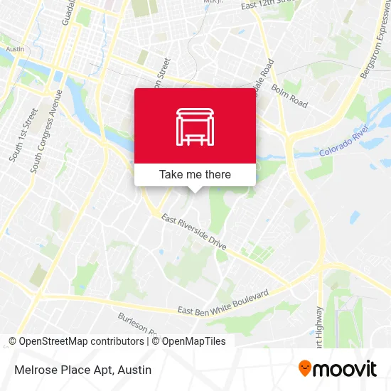 Melrose Place Apt map