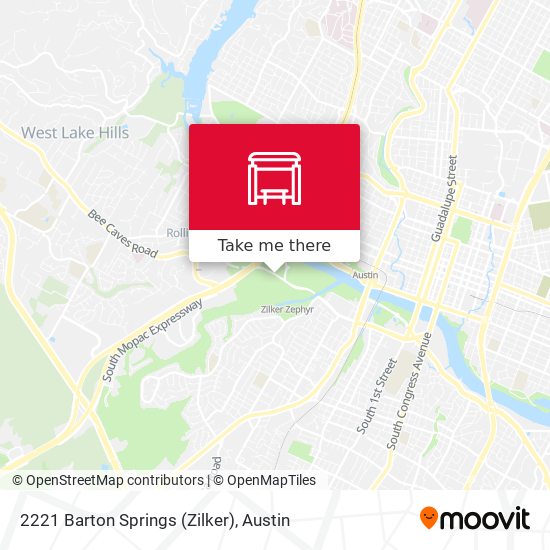 Mapa de 2221 Barton Springs (Zilker)