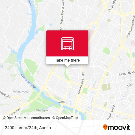 Mapa de 2400 Lamar/24th