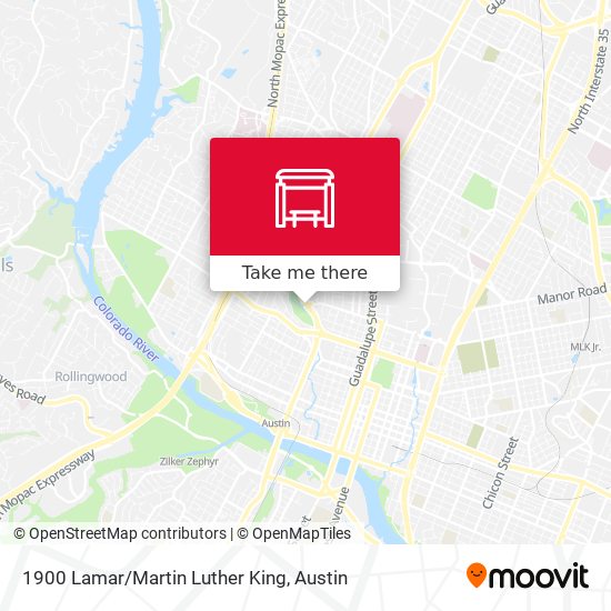 1900 Lamar/Martin Luther King map