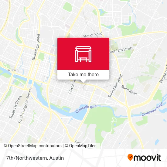 7th/Northwestern map