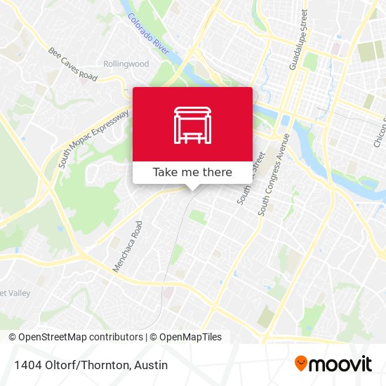Mapa de 1404 Oltorf/Thornton