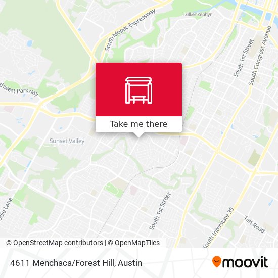 4611 Menchaca/Forest Hill map