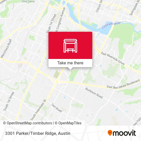 3301 Parker/Timber Ridge map
