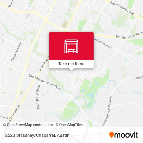 Mapa de 2523 Stassney/Chaparral