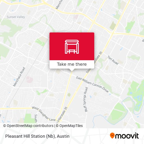 Pleasant Hill Station (Nb) map