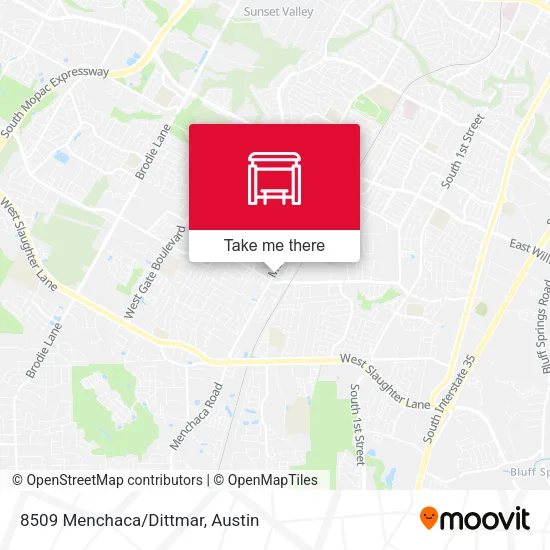 8509 Menchaca/Dittmar map