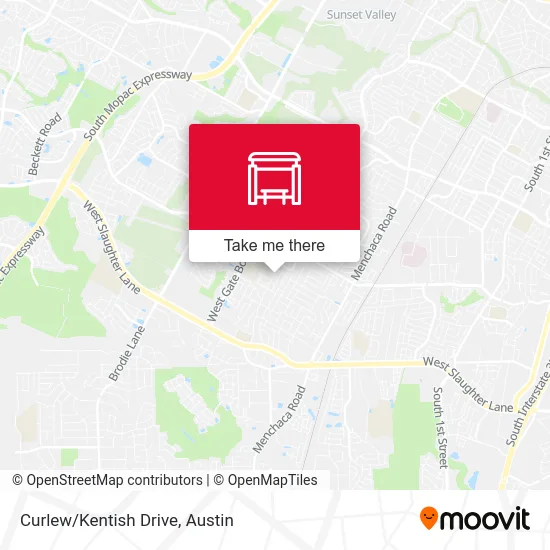 Curlew/Kentish Drive map