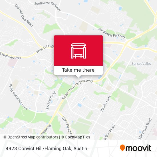 Mapa de 4923 Convict Hill/Flaming Oak