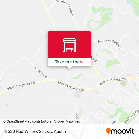 Mapa de 8530 Red Willow/Selway
