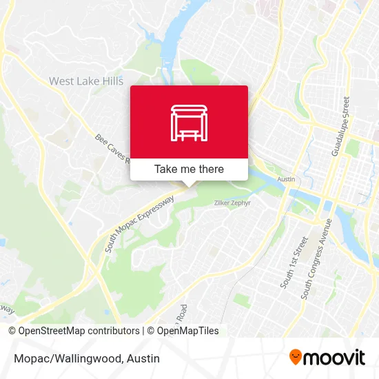 Mopac/Wallingwood map