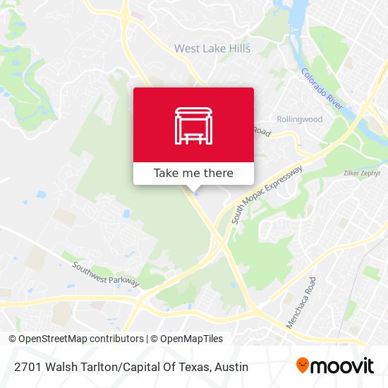 2701 Walsh Tarlton / Capital Of Texas map