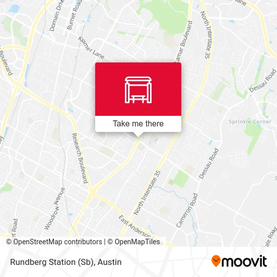 Rundberg Station (Sb) map