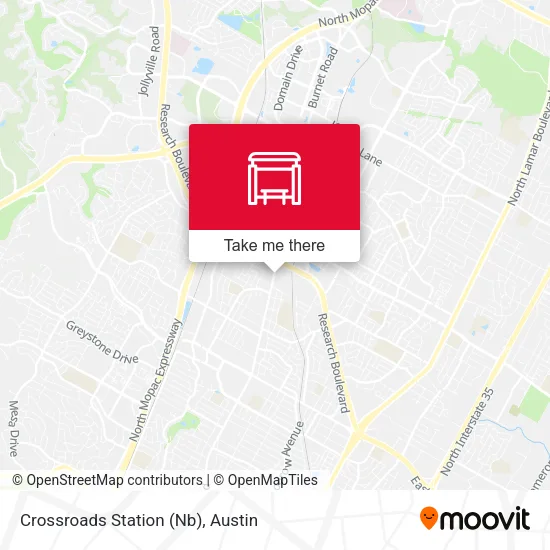 Crossroads Station (Nb) map