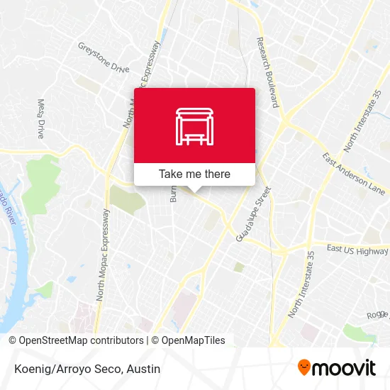 Koenig/Arroyo Seco map
