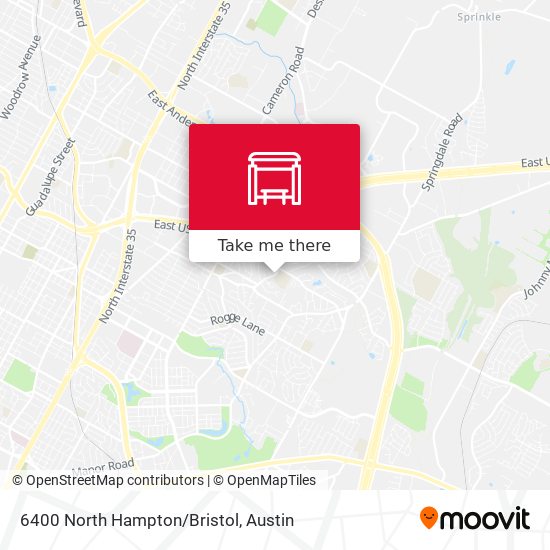 Mapa de 6400 North Hampton/Bristol