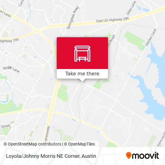 Loyola/Johnny Morris NE Corner map