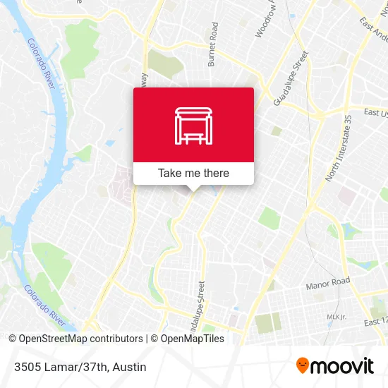 Mapa de 3505 Lamar/37th