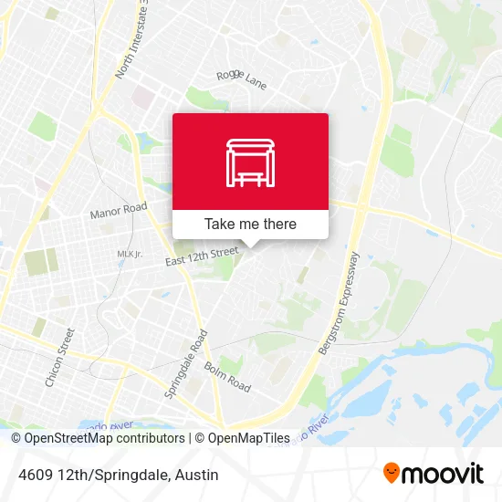 Mapa de 4609 12th/Springdale