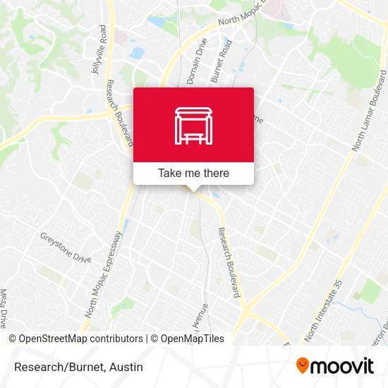 Mapa de Research/Burnet