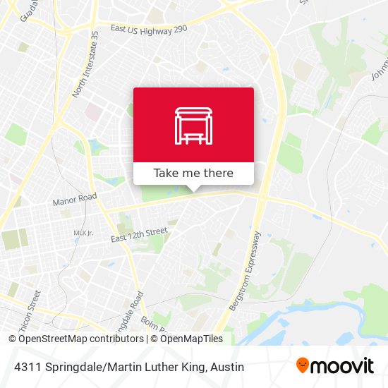 Mapa de 4311 Springdale / Martin Luther King