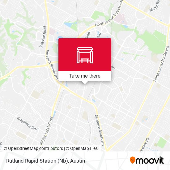 Mapa de Rutland Rapid Station (Nb)