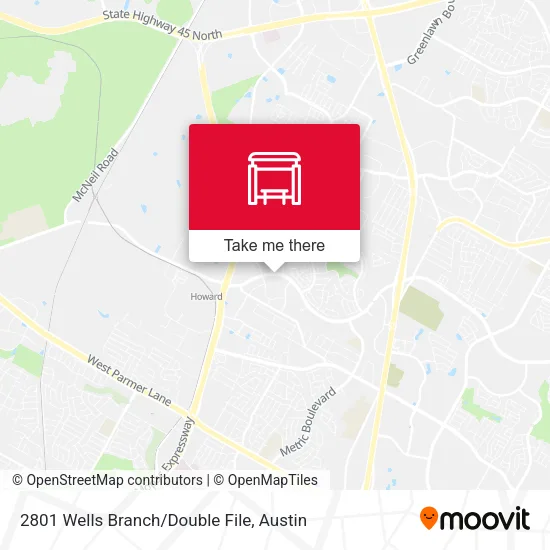 Mapa de 2801 Wells Branch/Double File