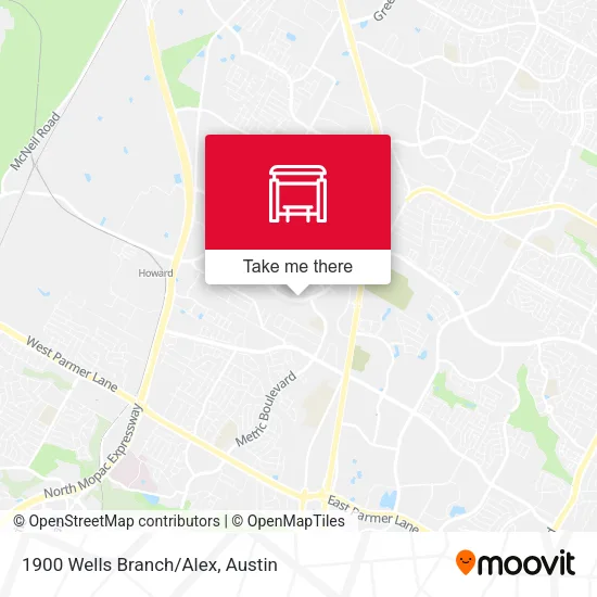 Mapa de 1900 Wells Branch/Alex