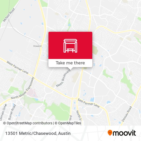 13501 Metric/Chasewood map