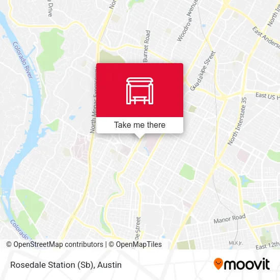 Mapa de Rosedale Station (Sb)