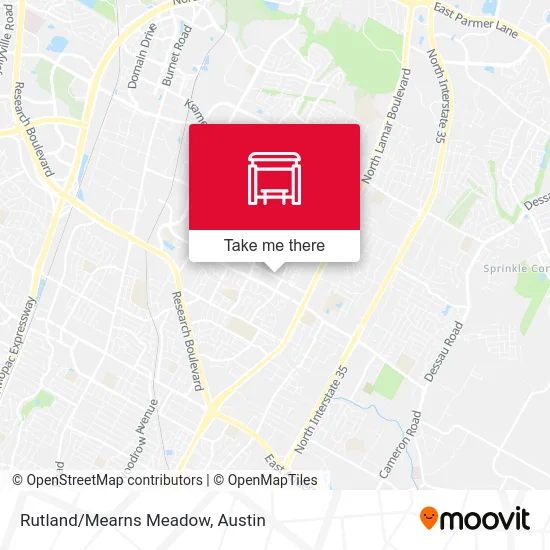 Rutland/Mearns Meadow map