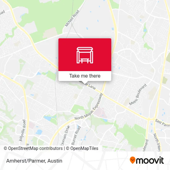 Mapa de Amherst/Parmer