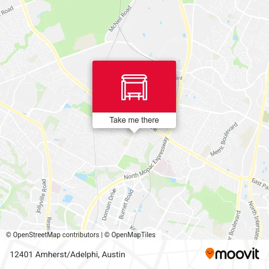 Mapa de 12401 Amherst/Adelphi