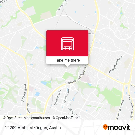 Mapa de 12209 Amherst/Dugan