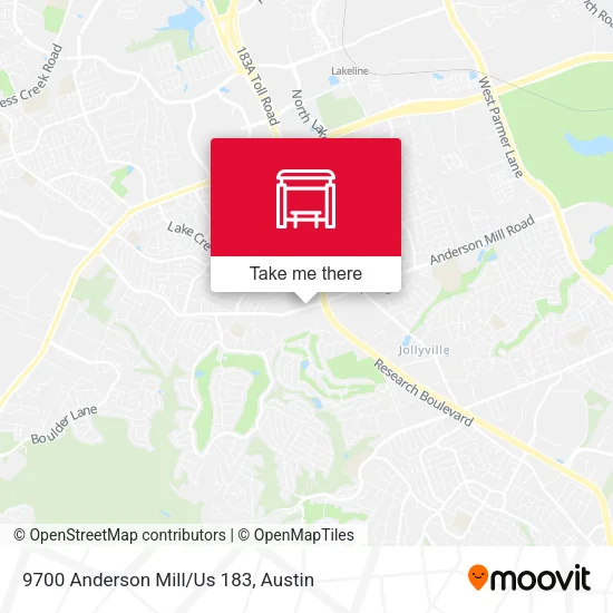 Mapa de 9700 Anderson Mill/Us 183