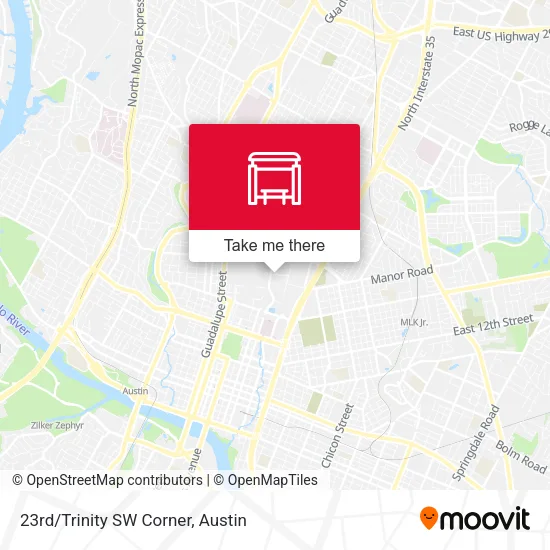 23rd/Trinity SW Corner map