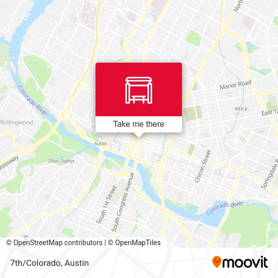 7th/Colorado map