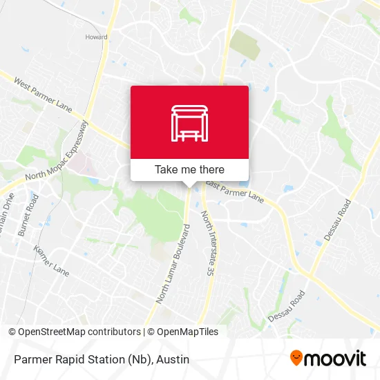 Mapa de Parmer Rapid  Station (Nb)