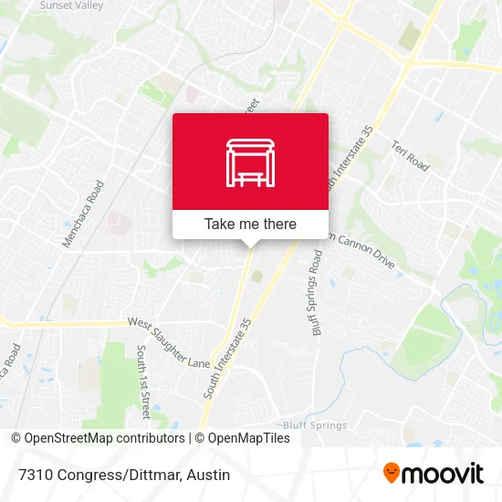 7310 Congress/Dittmar map