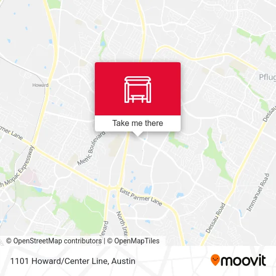 Mapa de 1101 Howard/Center Line