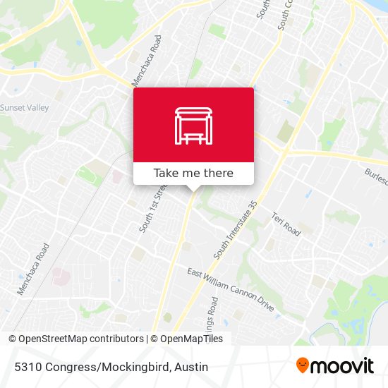 5310 Congress/Mockingbird map