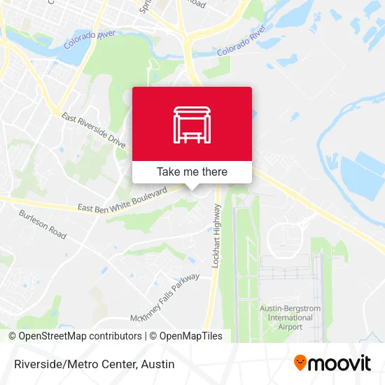 Mapa de Riverside/Metro Center