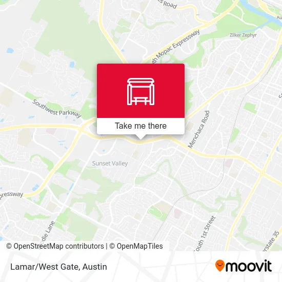 Lamar/West Gate map