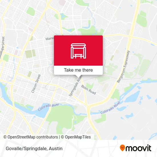 Mapa de Govalle/Springdale