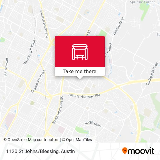Mapa de 1120 St Johns/Blessing
