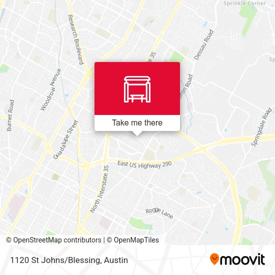 1120 St Johns/Blessing map