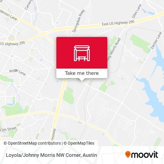 Loyola/Johnny Morris NW Corner map