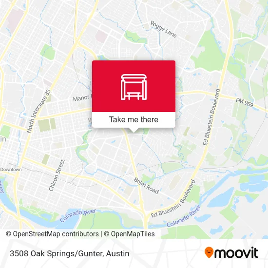 3508 Oak Springs/Gunter map