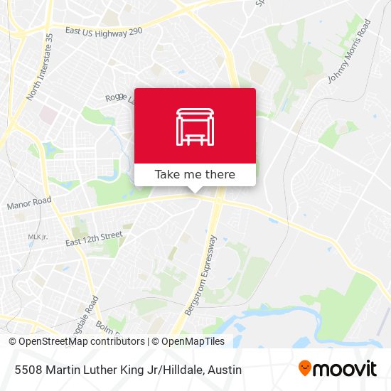 5508 Martin Luther King Jr / Hilldale map