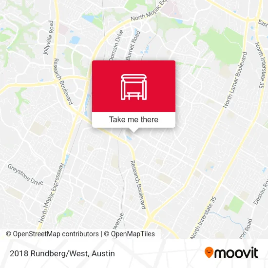 Mapa de 2018 Rundberg/West